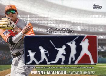 2018 Topps - Players Weekend Patch #PWP-MM Manny Machado Front