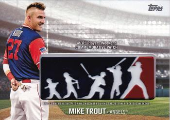 2018 Topps - Players Weekend Patch #PWP-MT Mike Trout Front