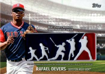 2018 Topps - Players Weekend Patch #PWP-RD Rafael Devers Front