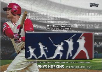 2018 Topps - Players Weekend Patch #PWP-RH Rhys Hoskins Front