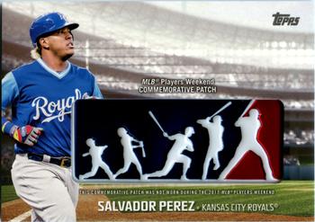 2018 Topps - Players Weekend Patch #PWP-SP Salvador Perez Front