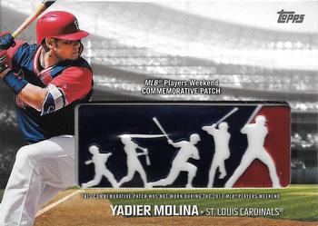 2018 Topps - Players Weekend Patch #PWP-YML Yadier Molina Front