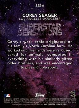 2018 Topps - Superstar Sensations #SSS-6 Corey Seager Back