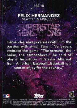 2018 Topps - Superstar Sensations #SSS-18 Felix Hernandez Back