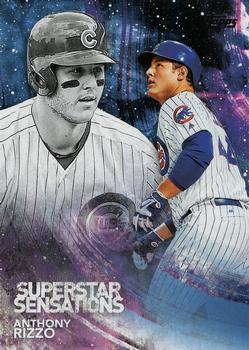 2018 Topps - Superstar Sensations Blue #SSS-44 Anthony Rizzo Front