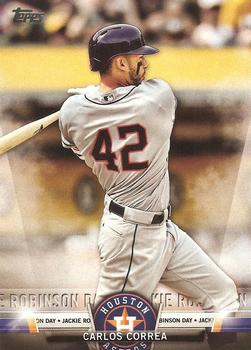 2018 Topps - Topps Salute (Series One) #TS-2 Carlos Correa Front