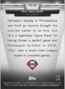 2018 Topps - Topps Salute (Series One) #TS-34 Roy Halladay Back