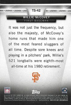 2018 Topps - Topps Salute (Series One) #TS-42 Willie McCovey Back