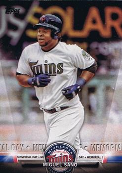 2018 Topps - Topps Salute (Series One) #TS-48 Miguel Sano Front