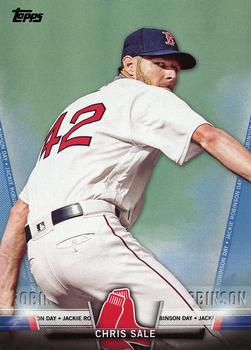 2018 Topps - Topps Salute Blue (Series One) #TS-6 Chris Sale Front