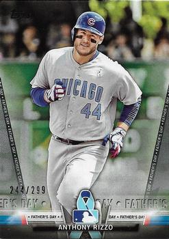 2018 Topps - Topps Salute Black (Series One) #TS-15 Anthony Rizzo Front