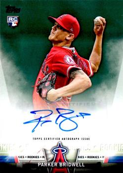 2018 Topps - Topps Salute Autographs (Series One) #SA-PB Parker Bridwell Front