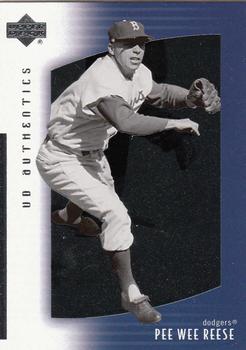 2003 UD Authentics #1 Pee Wee Reese Front
