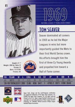 2003 UD Authentics #85 Tom Seaver Back
