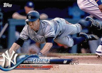 2018 Topps New York Yankees #NY-2 Brett Gardner Front