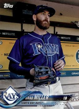 2018 Topps Tampa Bay Rays #TB-11 Brad Miller Front