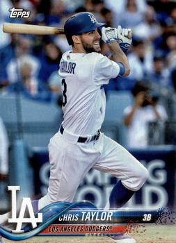2018 Topps Los Angeles Dodgers #LD-14 Chris Taylor Front