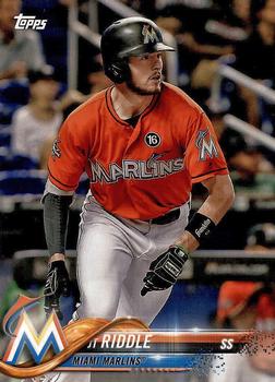 2018 Topps Miami Marlins #MM-13 J.T. Riddle Front