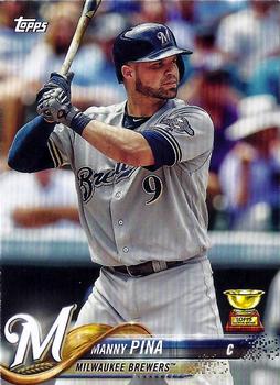 2018 Topps Milwaukee Brewers #MB-3 Manny Pina Front