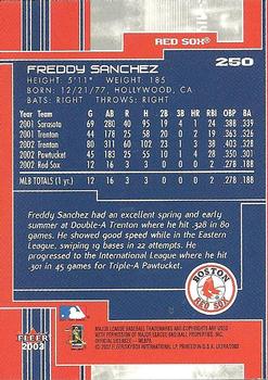 2003 Ultra #250 Freddy Sanchez Back