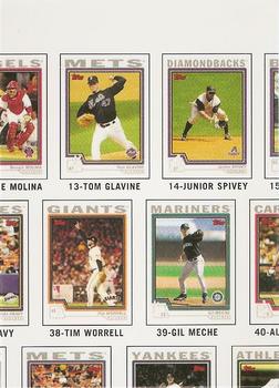 2004 Topps Traded & Rookies - Checklists Puzzle Red Backs #5 Checklist 5 of 10 Front