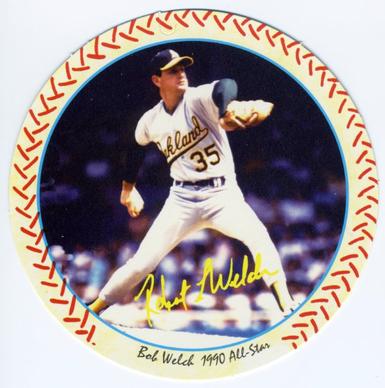 1990 Windwalker American League All-Star Edition #NNO Roger Clemens / Bob Welch Back