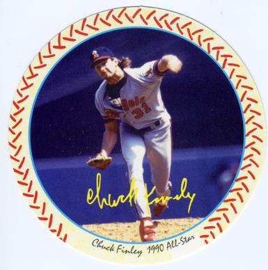 1990 Windwalker American League All-Star Edition #NNO Chuck Finley / Kelly Gruber Front