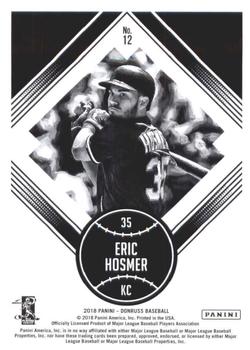 2018 Donruss #12 Eric Hosmer Back
