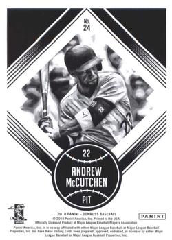 2018 Donruss #24 Andrew McCutchen Back