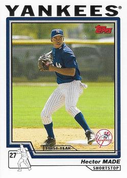 2004 Topps - New York Yankees #4 Hector Made Front