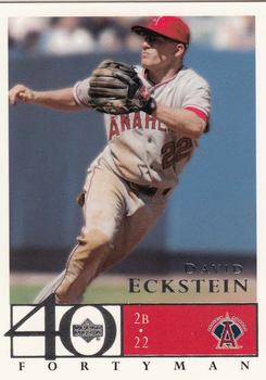 2003 Upper Deck 40-Man #8 David Eckstein Front