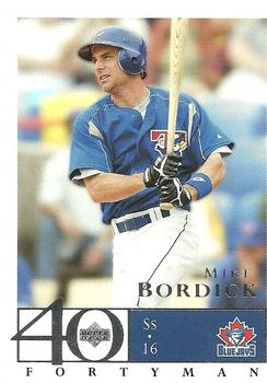 2003 Upper Deck 40-Man #65 Mike Bordick Front