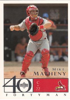 2003 Upper Deck 40-Man #446 Mike Matheny Front