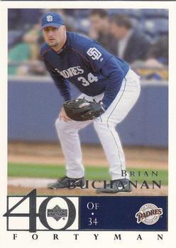 2003 Upper Deck 40-Man #656 Brian Buchanan Front