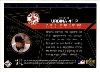 2003 Upper Deck 40-Man #785 Ugueth Urbina Back