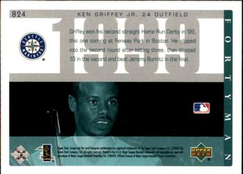 2003 Upper Deck 40-Man #824 Ken Griffey Jr. Back