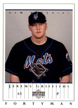 2003 Upper Deck 40-Man #934 Jeremy Griffiths Front