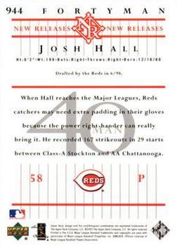 2003 Upper Deck 40-Man #944 Josh Hall Back