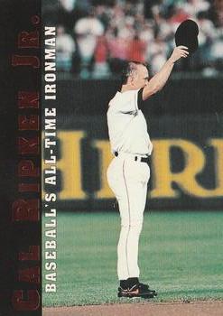 1996 Classic Cal Ripken Jr. Baseball's All-Time Ironman #CR2 Cal Ripken Jr. Front