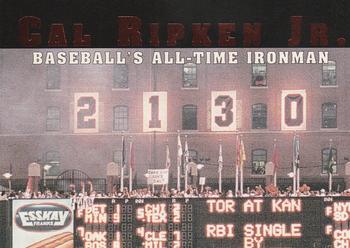 1996 Classic Cal Ripken Jr. Baseball's All-Time Ironman #CR6 Cal Ripken Jr. Front