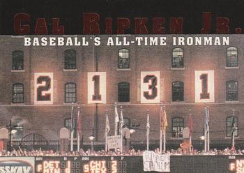 1996 Classic Cal Ripken Jr. Baseball's All-Time Ironman #CR7 Cal Ripken Jr. Front