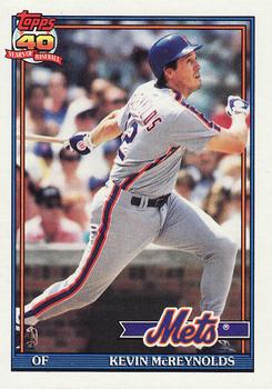 1991 Topps #105 Kevin McReynolds Front