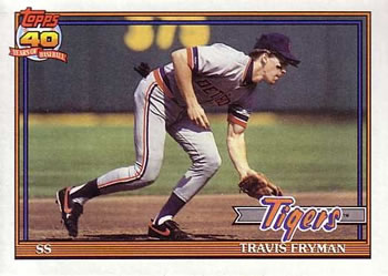 1991 Topps #128 Travis Fryman Front