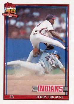 1991 Topps #76 Jerry Browne Front