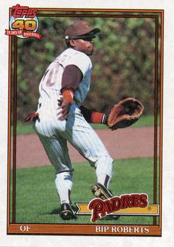 1991 Topps #538 Bip Roberts Front