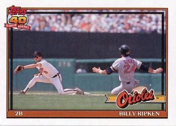 1991 Topps #677 Billy Ripken Front