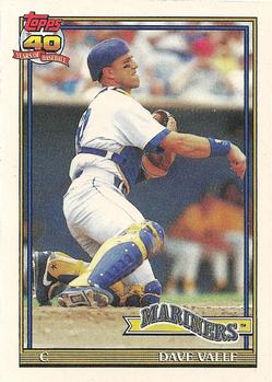 1991 Topps #178 Dave Valle Front