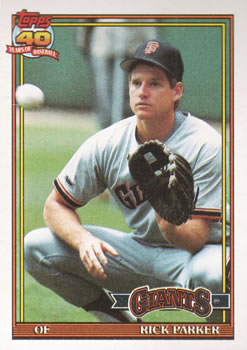 1991 Topps #218 Rick Parker Front