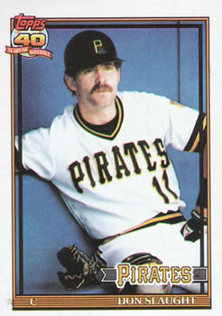 1991 Topps #221 Don Slaught Front