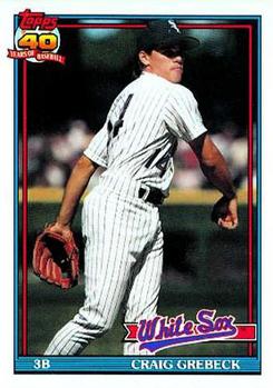 1991 Topps #446 Craig Grebeck Front